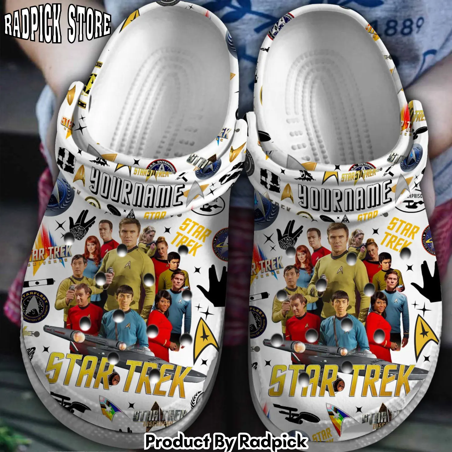 Radpick star trek movie clogs shoes comfortable for men women rp6521243